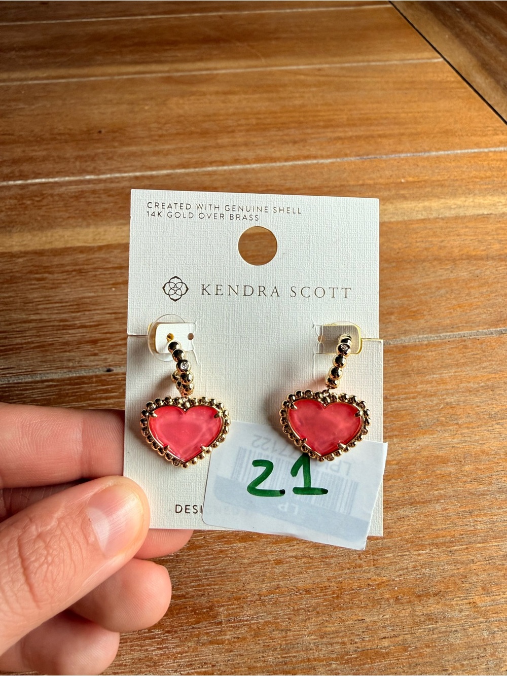 Kendra Scott Anna Framed Statement Quartzite Earrings - Gold/Mauve